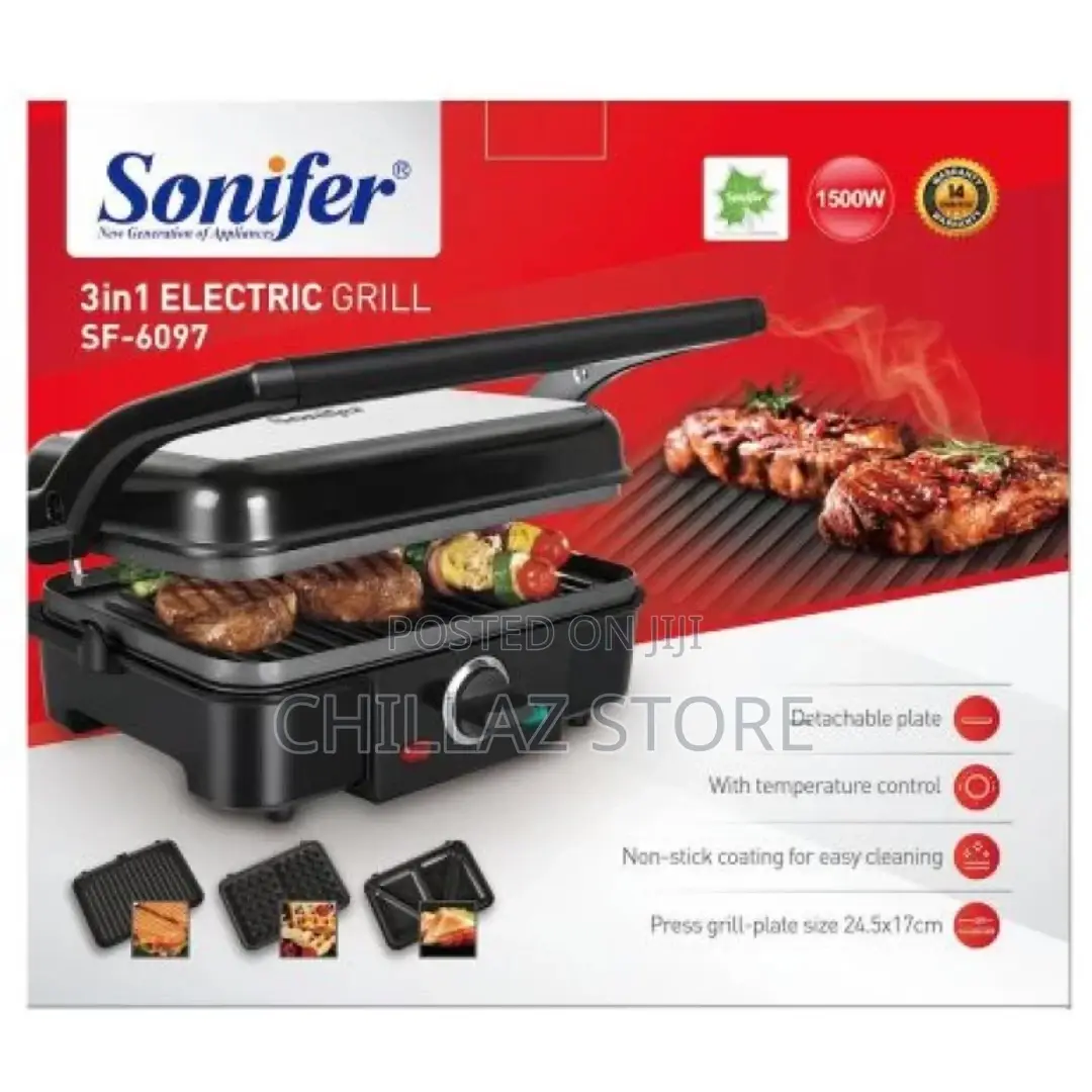 Sonifer 3 in 1 Waffle Maker Sandwich