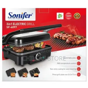 Sonifer 3 in 1 Waffle Maker Sandwich