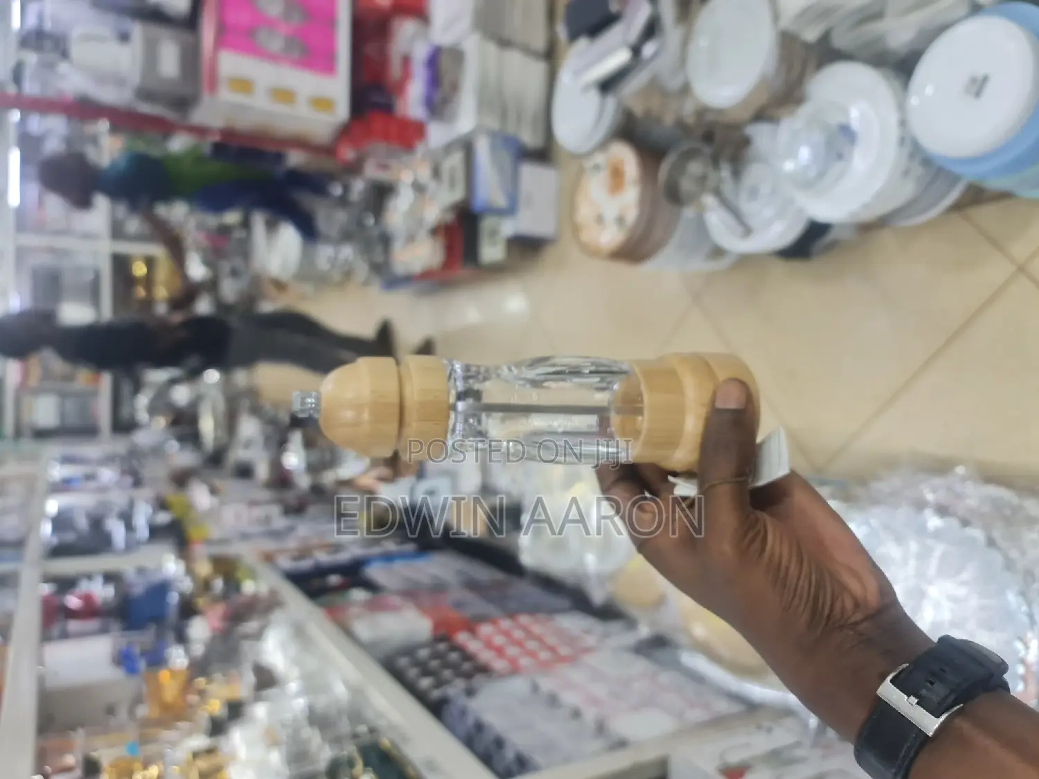 Big Wooden Salt and Pepper Grinder