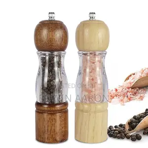 Big Wooden Salt and Pepper Grinder