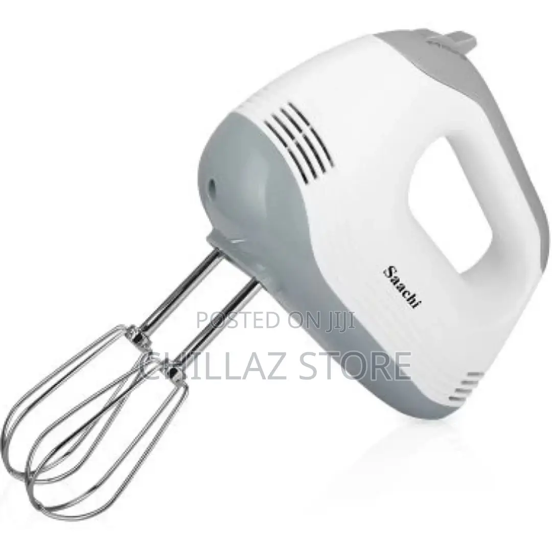 Saachi 7-Speed Hand Mixer Egg Beater – White