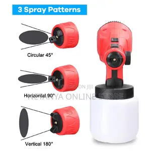 48v Rechargeable Paint Sprayer Gun With 2 Batteries