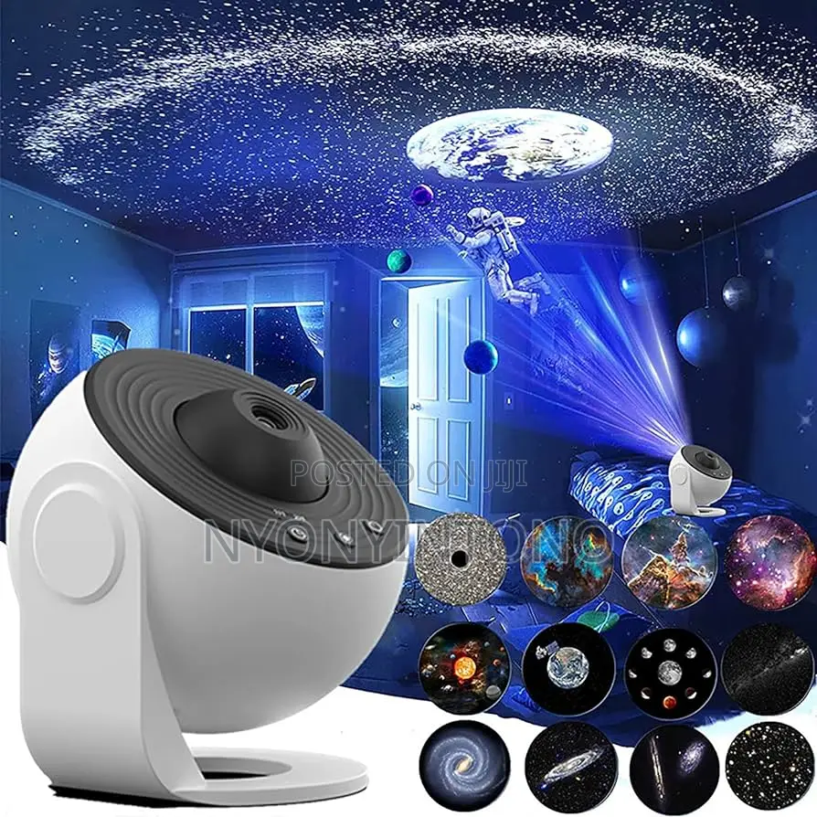 Very High Quality Galaxy Projector With 13 Discs.