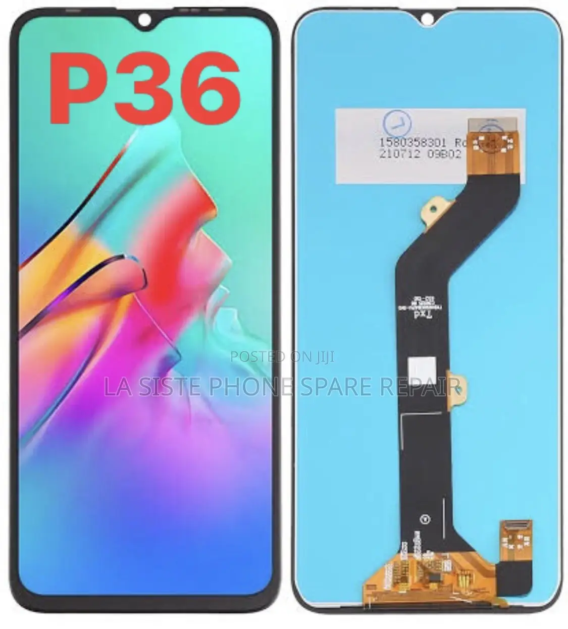 LCD for Itel P36, P36 Pro, P37, S16