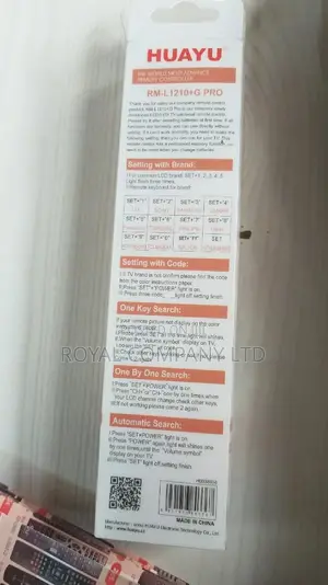 Universal Remote for TVS