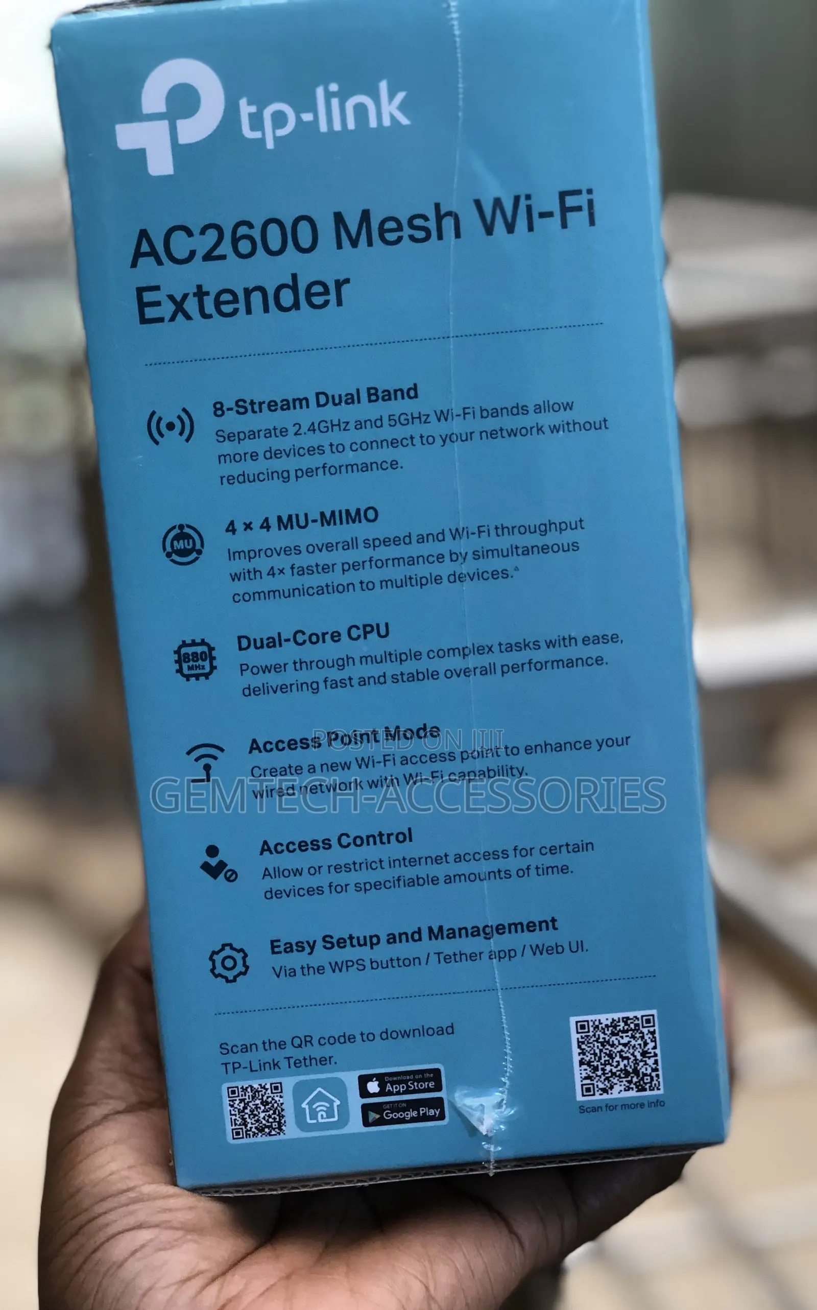 Tplink RE650 AC2600 Wi-Fi Range Extender