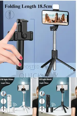 Foldable Mini Tripod Wireless Bluetooth Selfie Stick