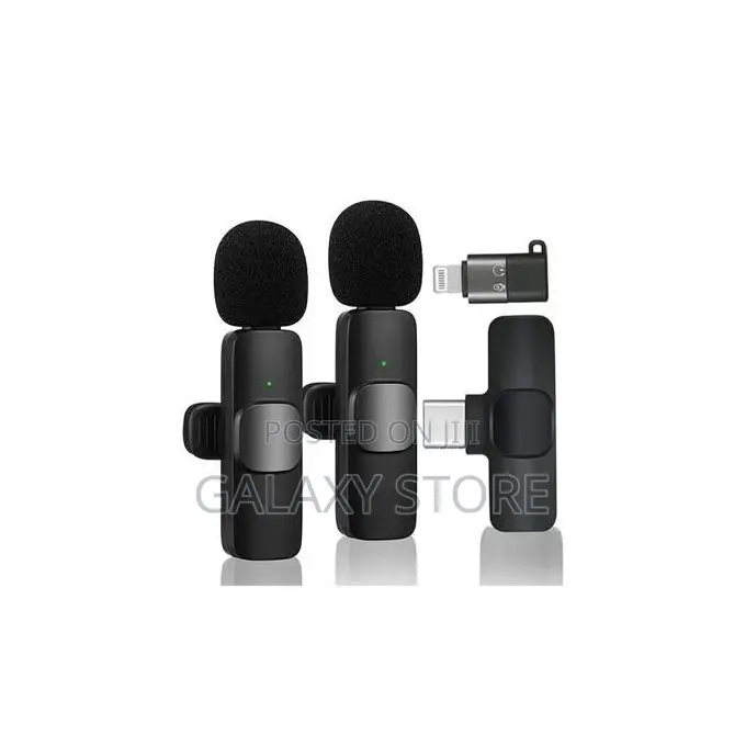 Double Type C Wireless Lapel Microphone for iPhone Android