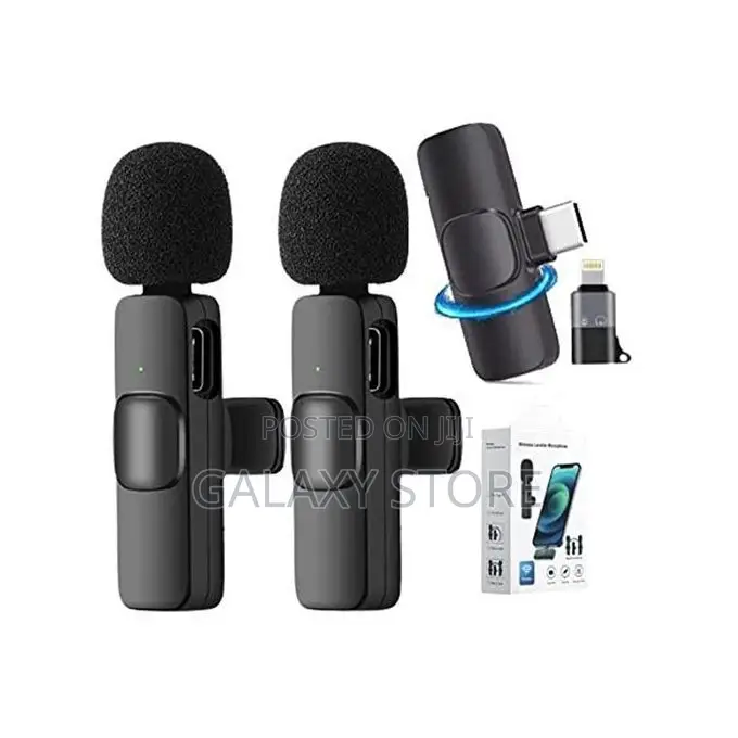 Double Type C Wireless Lapel Microphone for iPhone Android