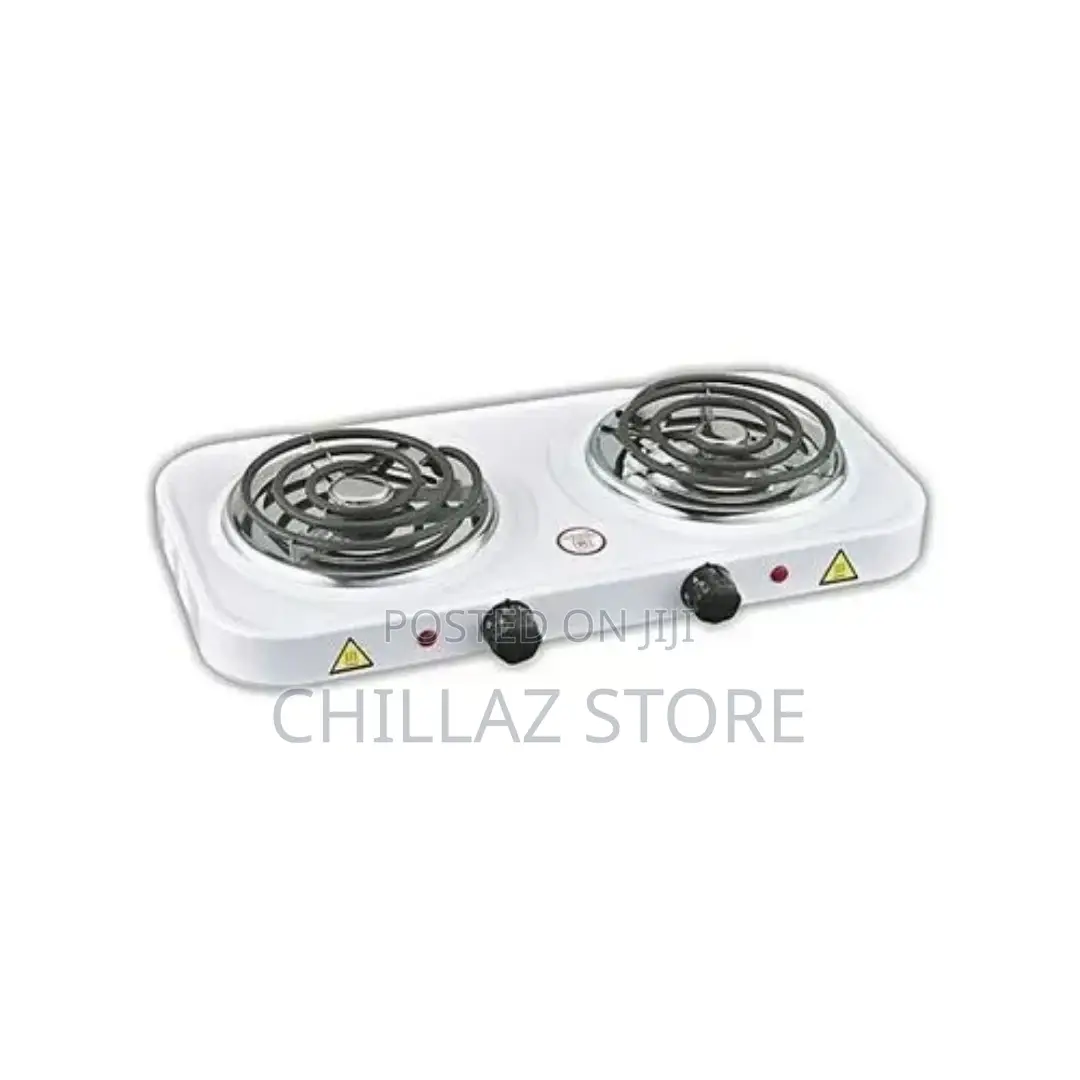 Double Coil Electric Hot Plate Cooker _White