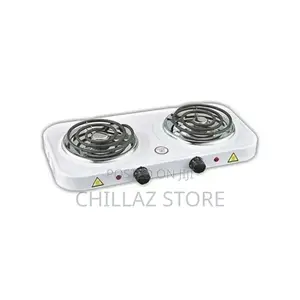 Double Coil Electric Hot Plate Cooker _White