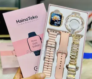 Haino Teko G9 Mini Ladies Smart Watch Watch Combo Rose Gold