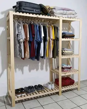 Open Wardrobe in Natural Colour
