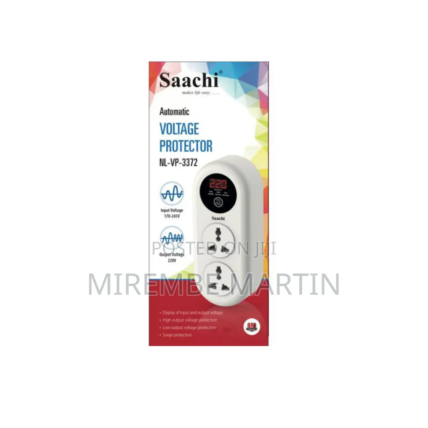 Saachi Voltage Protector.