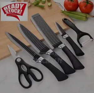 6pcs Professional Stainless Steel Chef Knife Set