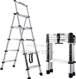 Telescopic Extension Aluminum Ladder