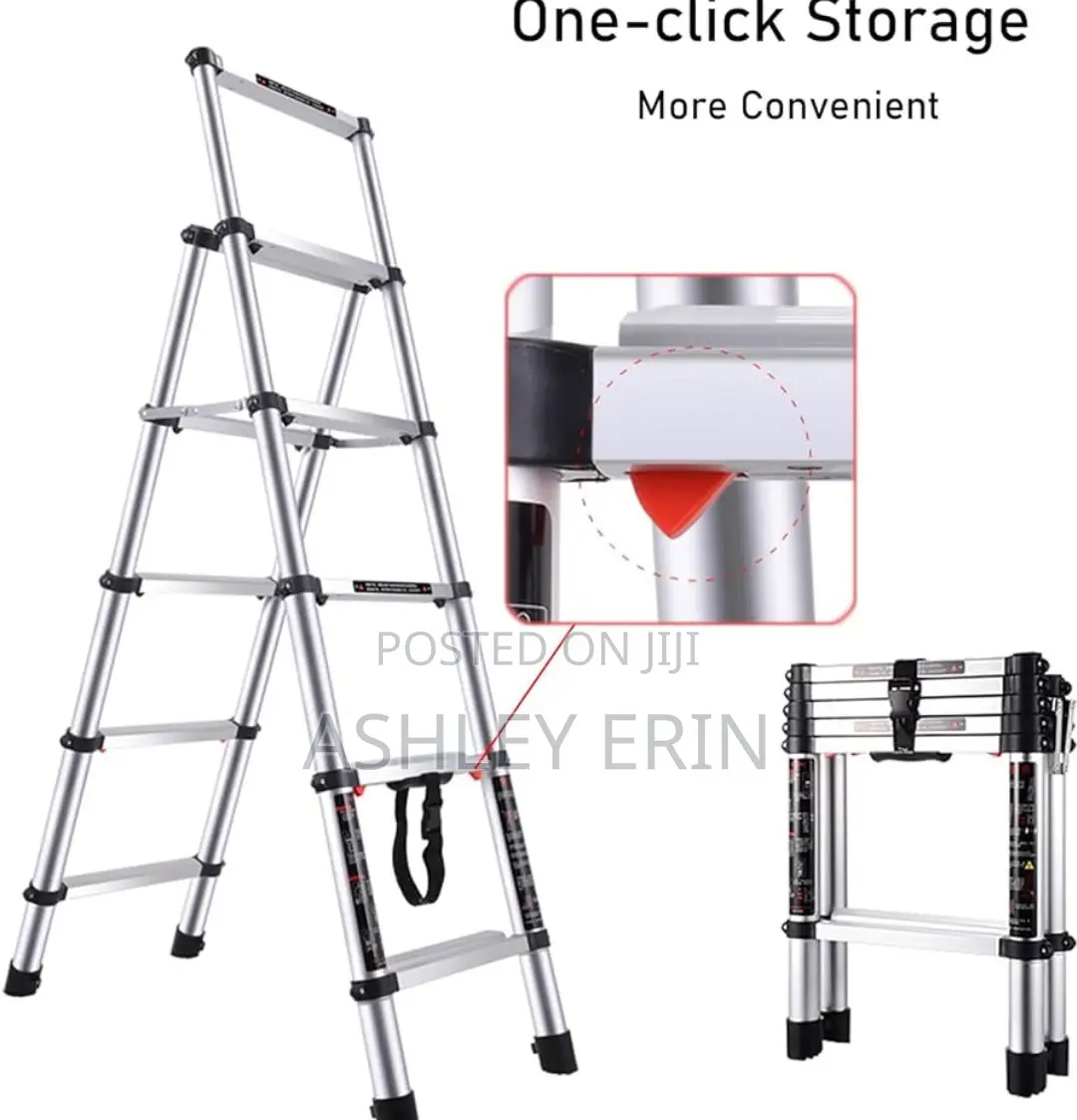 Telescopic Extension Aluminum Ladder