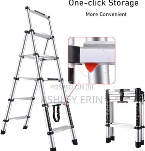 Telescopic Extension Aluminum Ladder