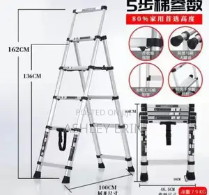 Telescopic Extension Aluminum Ladder