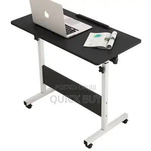Lazy Bed Desk Height Adjustable Lockable Wheels Laptop Table