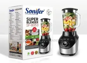 Sonifer Supper Glass Blender / Ice Crusher Commercial Blender
