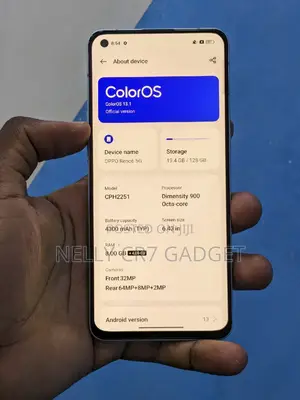Oppo Reno6 128 GB Rose Gold