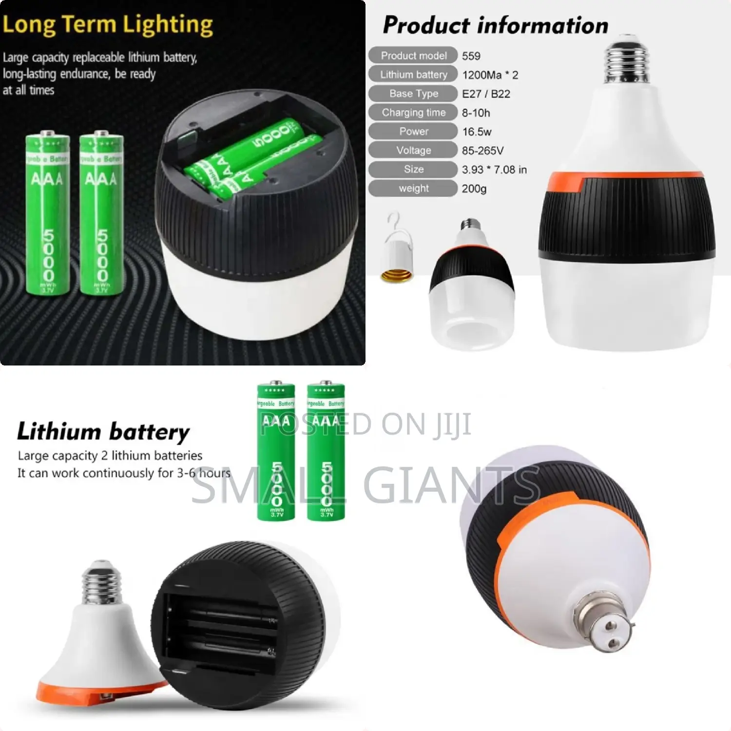 BL-599 Rechargeable 30W LED Emergency Lamp
