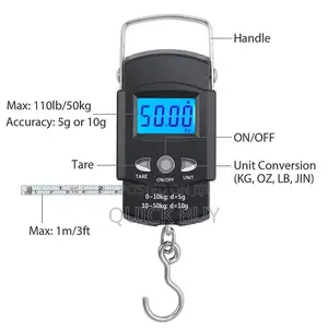 Electronic Portable Handheld Hook Scale