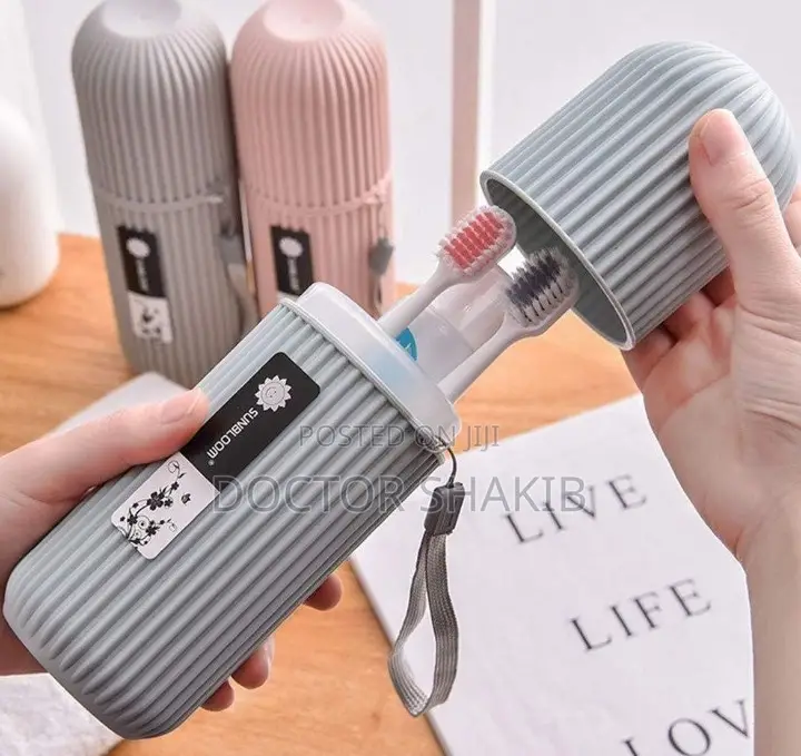 Portable Cute Travel Toothbrush and Paste Holder