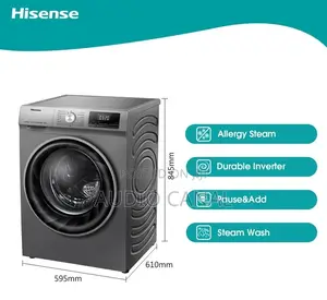 Hisense 10 Kg Front Loader Washing Machine