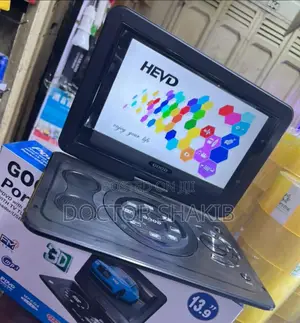 Brand New Portable DVD Player With Led Screen 13.9