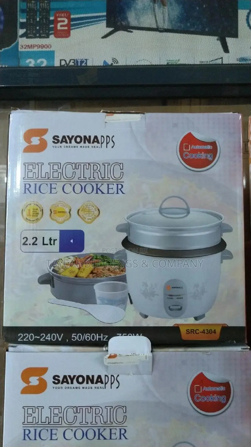 Sayona 2.2litres Electric Rice Cooker