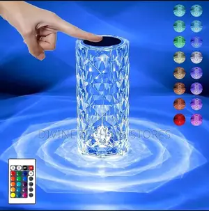 Crystal Diamond Night Lamp Multicolor Table Led Light