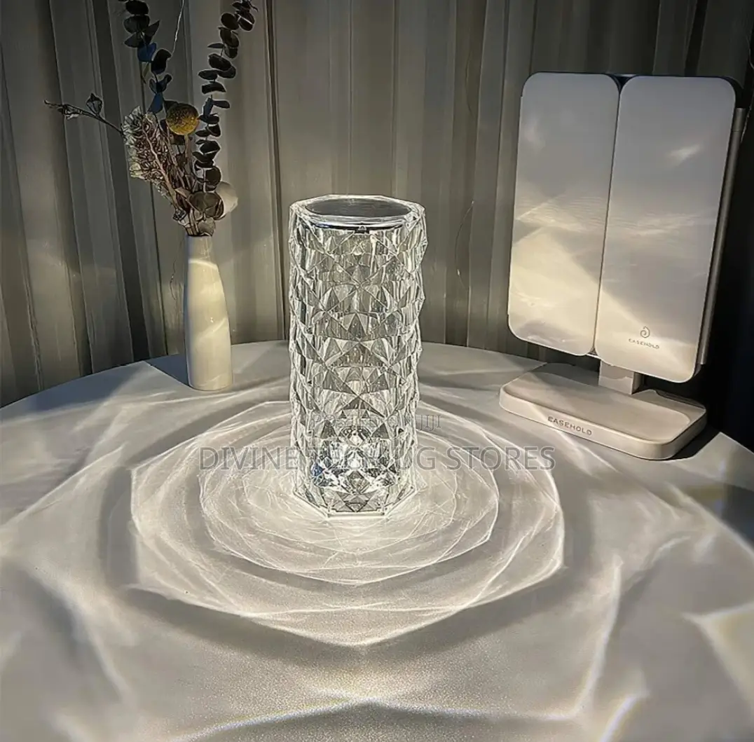 Crystal Diamond Night Lamp Multicolor Table Led Light