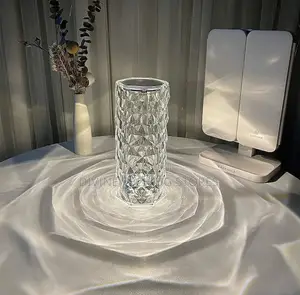 Crystal Diamond Night Lamp Multicolor Table Led Light