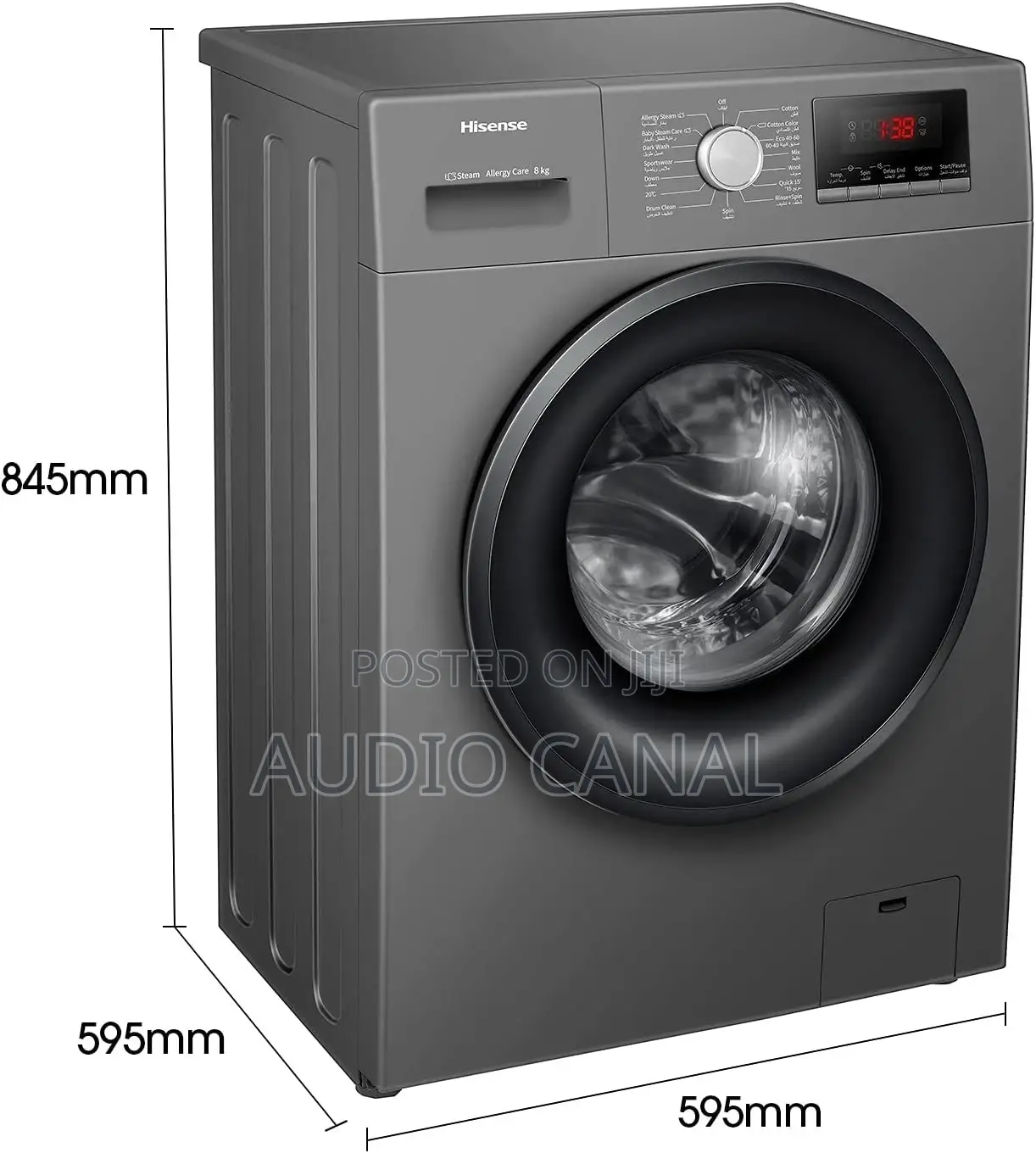 8kg Front Loader Hisense Washing Machine