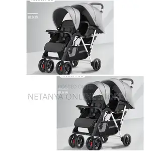 Big Size Foldable Baby Twin Stroller