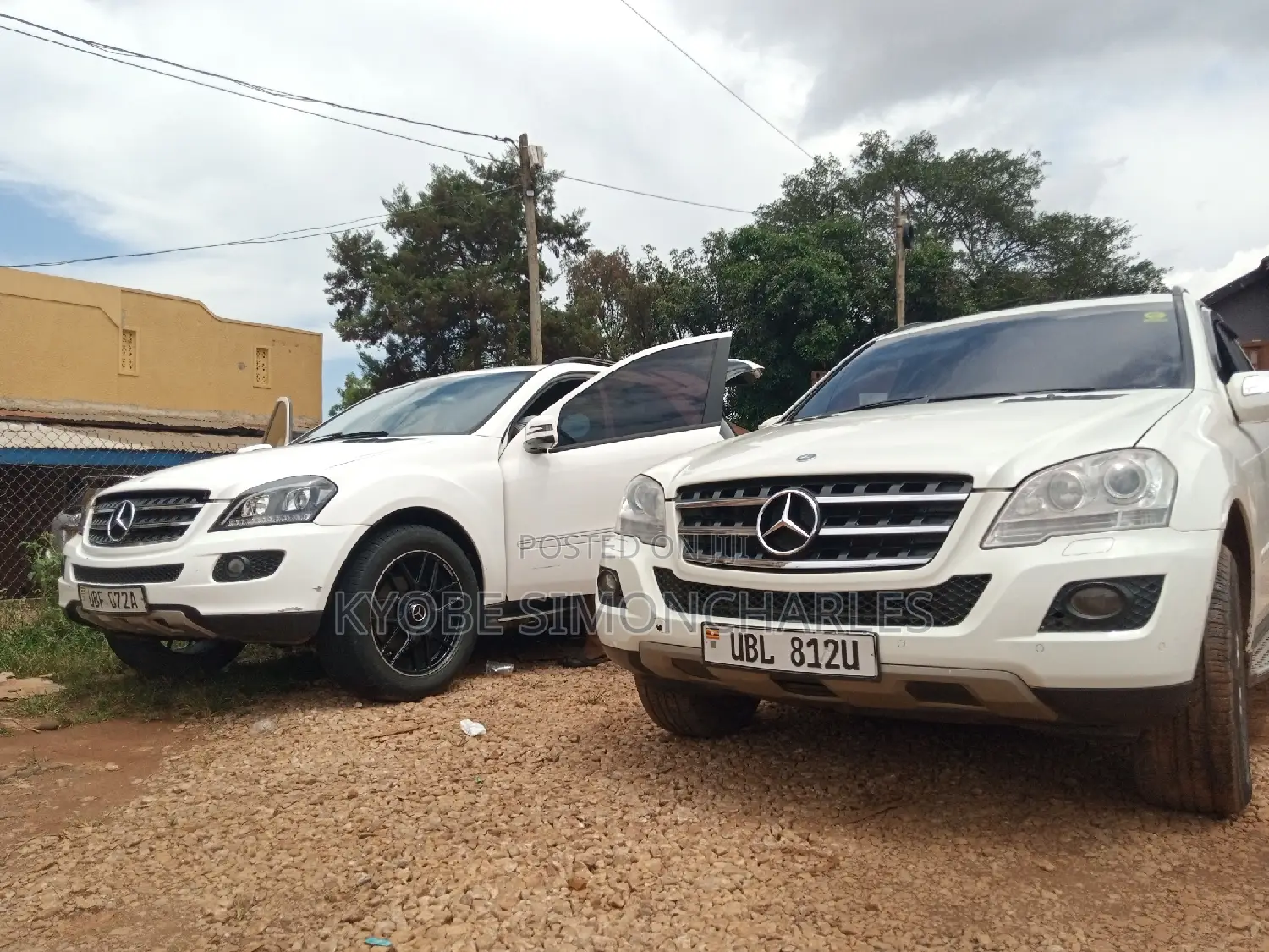 White Benz ML 4matics for Hire