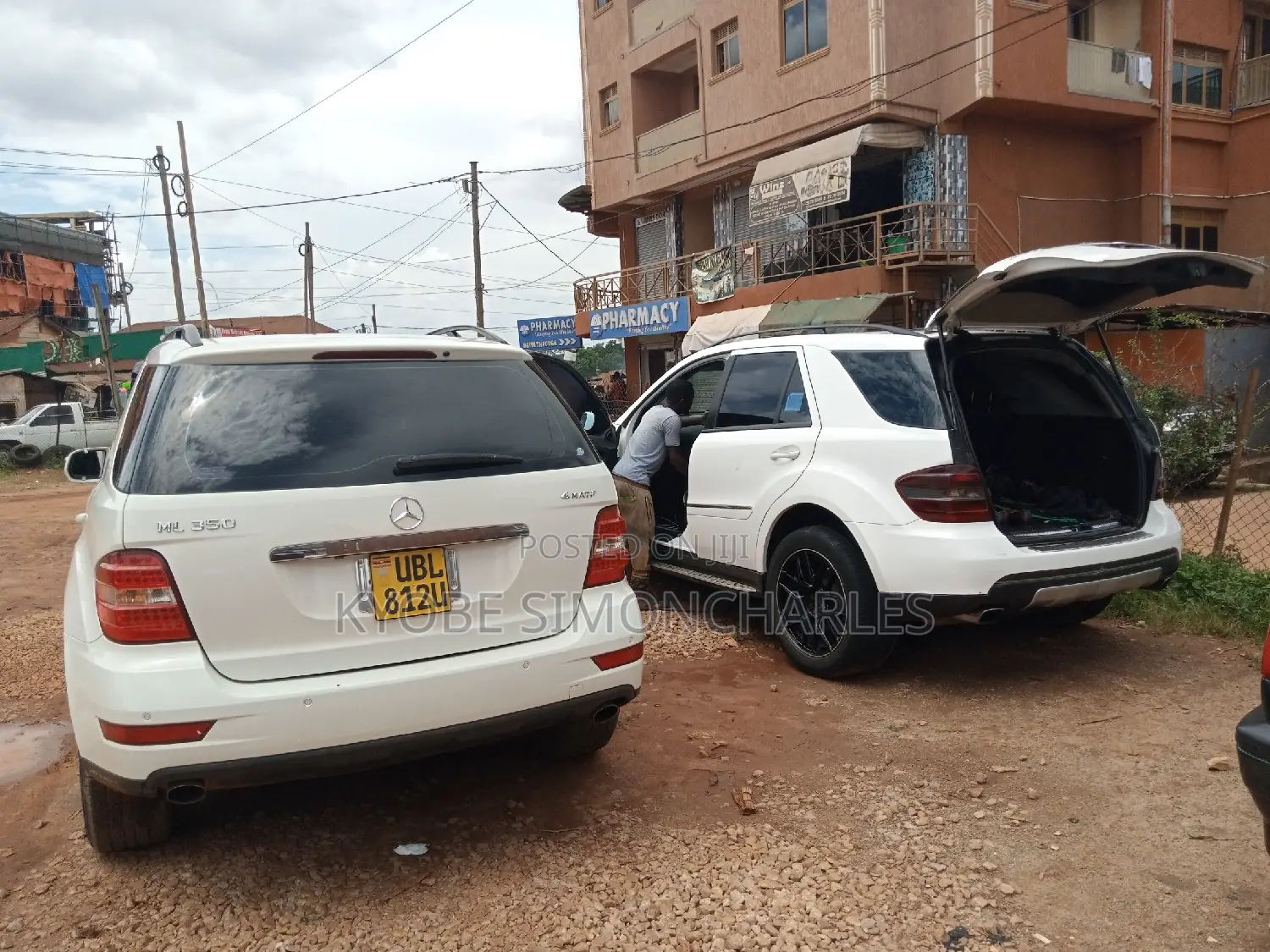 White Benz ML 4matics for Hire