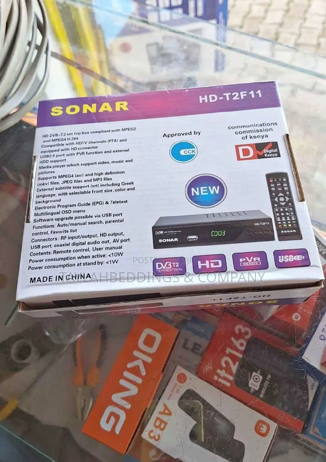 Sonar Satellite TV Receiver TV Box Sat Finder TV Decoder,