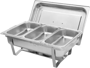 Dish Stainless Steel Foldable Frame Buffet Chased Set