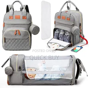 Multifunctional Large Diaper Backpack Baby Mom Bag