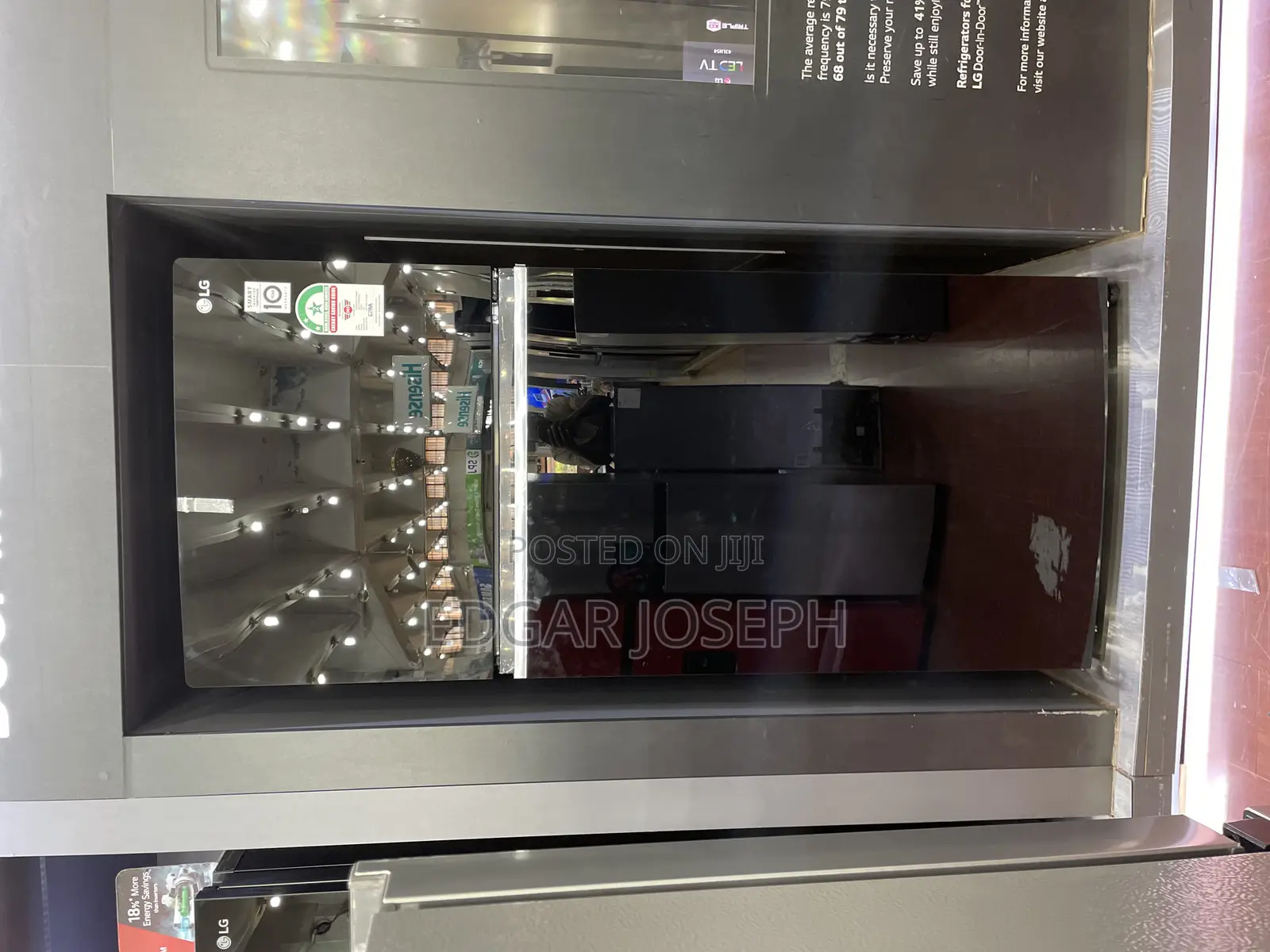 LG 506L Black Mirror Refrigerator