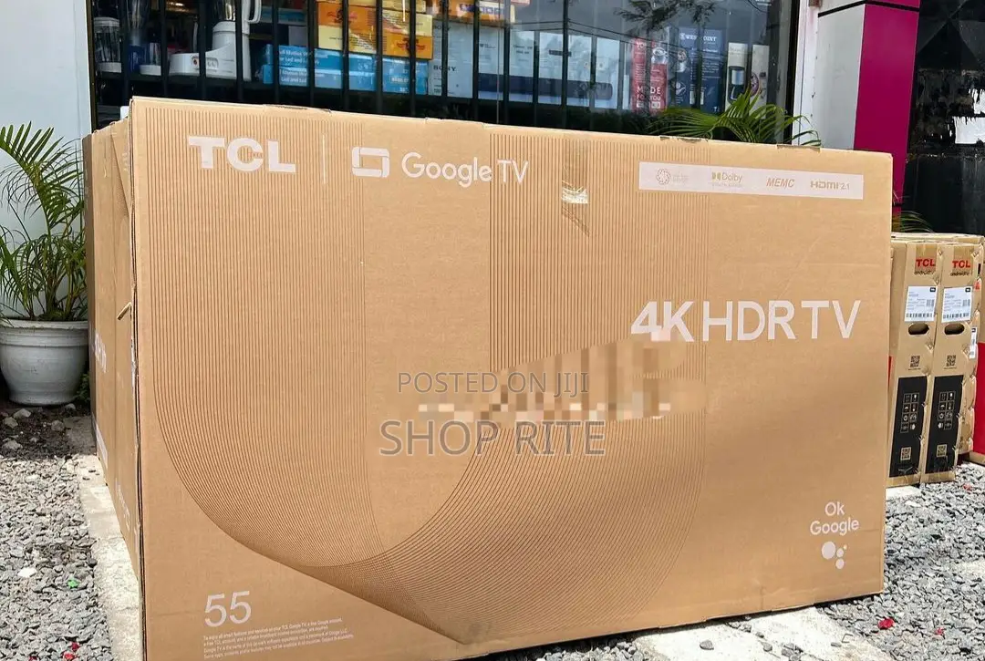 TCL 55inches Real HDR Google TVS New