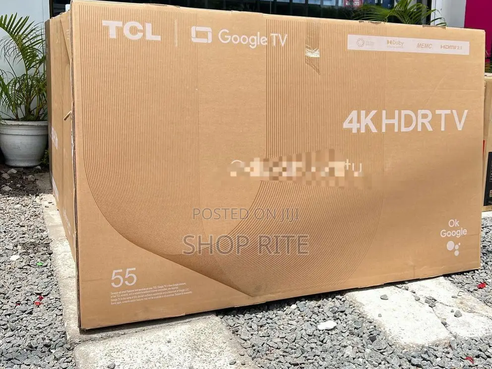 TCL 55inches Real HDR Google TVS New