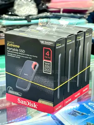 Sandisk 4tb Extreme Portable SSD - Up to 1050mb/S - Usb-C
