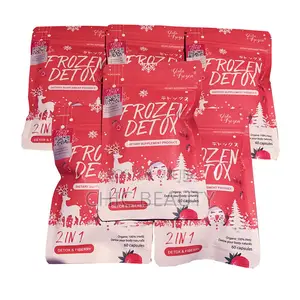 Frozen Detox Cleanse Fat Burn Diet Antioxidant 100% 60 Capsules