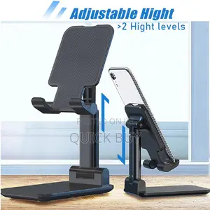 Adjustable Cell Phone Stand With Silicon Pad