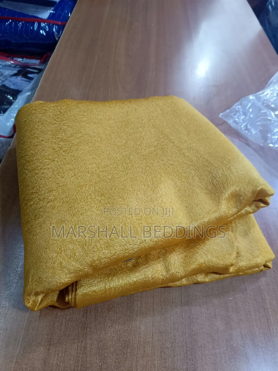 Yellow Heavy Curtains With White Nets
