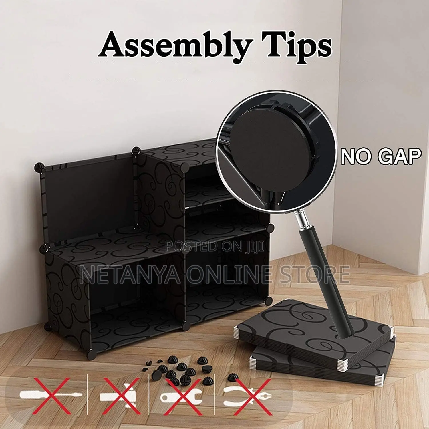 High Quality Plastic Portable Shoe Rack